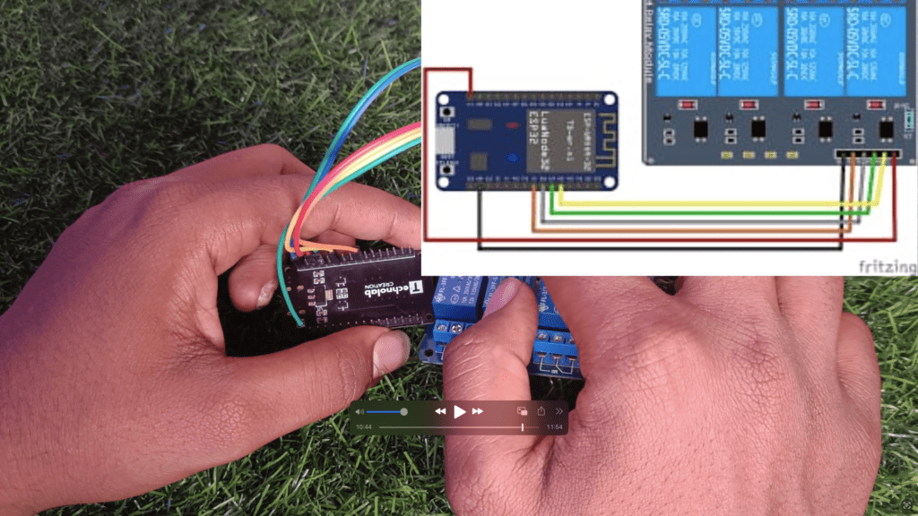 Home Automation with ESP32: Building a 4-Channel Relay Web Server with WebSocket Integration - Yarana IoT Guru Project